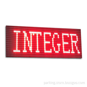 LED Module, Dot-matrix Monochrome Display, Apply to Smart Parking and Queuing System/Size can Select